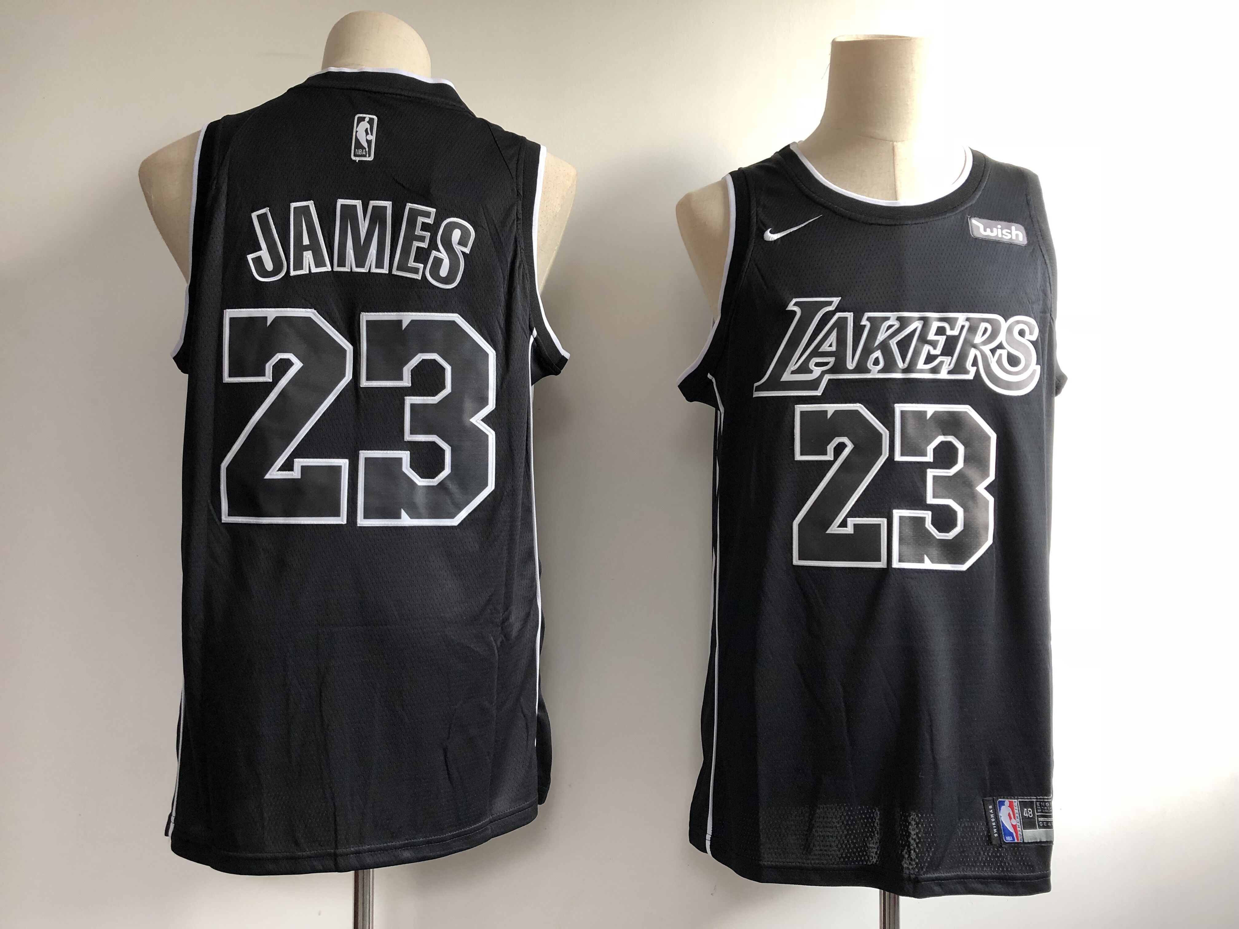 Men Los Angeles Lakers #23 James Black  Nike NBA Jerseys->los angeles lakers->NBA Jersey